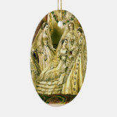 Antiek bruidsschat keramisch ornament (Rechts)