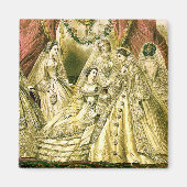 Antiek bruidsschat magneet (Voorkant)