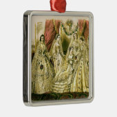 Antiek bruidsschat metalen ornament (Rechts)