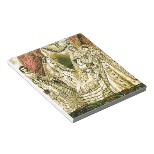 Antiek bruidsschat notitieblok (Schuin)