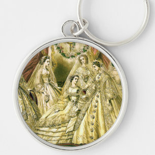 Antiek bruidsschat sleutelhanger