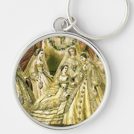 Antiek bruidsschat sleutelhanger (Voorkant)