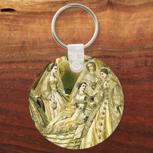 Antiek bruidsschat sleutelhanger (Voorkant)