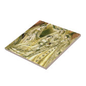 Antiek bruidsschat tegeltje (Zijkant)