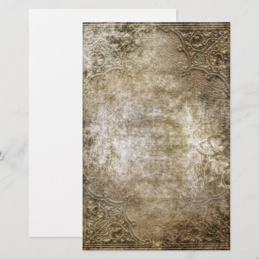 Antiek bruiloft briefpapier (Voorkant / Achterkant)