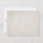 Antiek bruiloft voor kruisstikken Sla de datumkaar Save The Date (Achterkant)