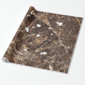 Antiek Bruin Marmeren Steen Cadeaupapier (Uitgerold)