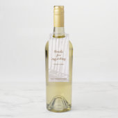  Antiek bruin/witgulzend Fundraiser Flessenhanger (Op fles)