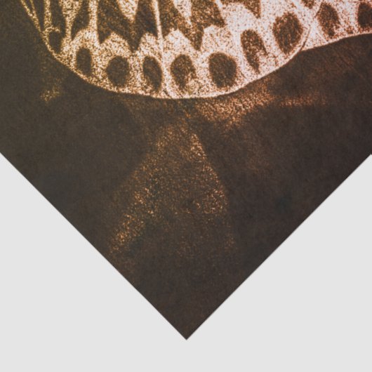  Antiek-bruine vlinder-ontvlechtingskunst Tissuepapier (Detail)