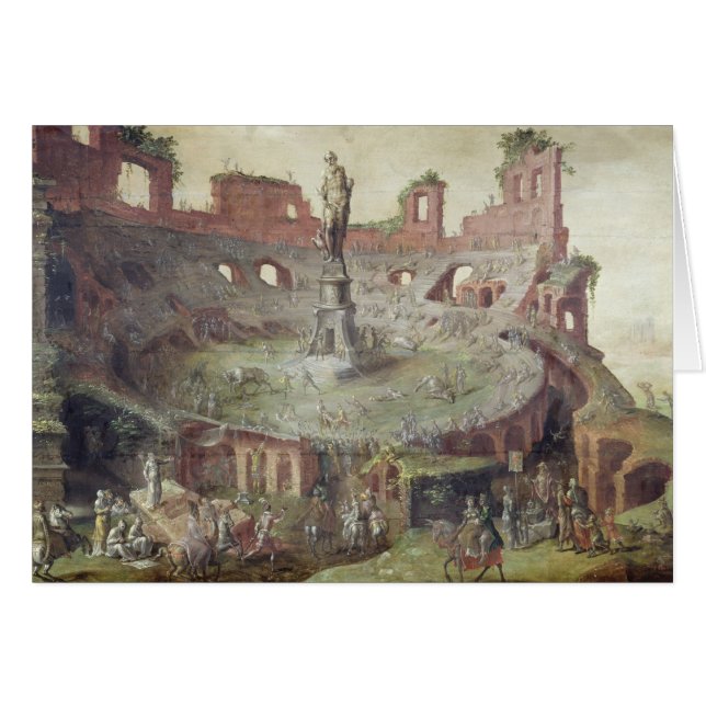 Antiek Bullgevecht, 1552 (Voorkant Horizontaal)