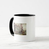 Antiek Bullgevecht, 1552 Mok (Voorkant links)