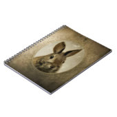 Antiek Bunny Portrait Notitieboek (Linkerzijde)