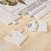 ANTIEK BUTTERFLES EN MOTH LITHOGRAPH LEGPUZZEL (Zijkant)