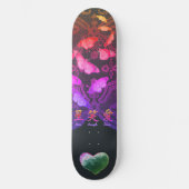 ANTIEK, BUTTERFLIE EN HARTJE PERSOONLIJK SKATEBOARD (Voorkant)