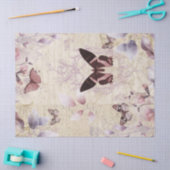 Antiek Butterfly  Ephemera ontkoppeling Tissuepapier (Craft)