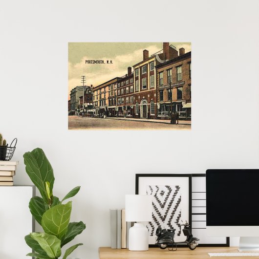 Antiek, c1905, Portsmouth, New Hampshire Poster (Thuiskantoor)