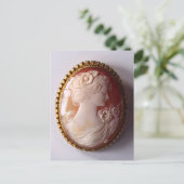 Antiek Cameo Briefkaart (Staand voorkant)