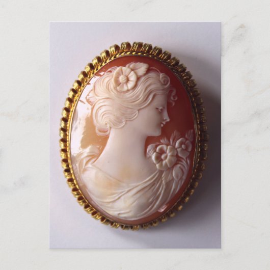 Antiek Cameo Briefkaart (Voorkant)