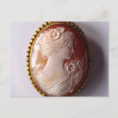Antiek Cameo Briefkaart (Voorkant)