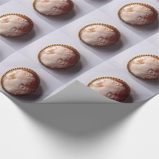 Antiek Cameo Cadeaupapier (Hoek)