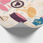 antiek cameo grammofoon fonograaf Victoriaans Cadeaupapier (Hoek)