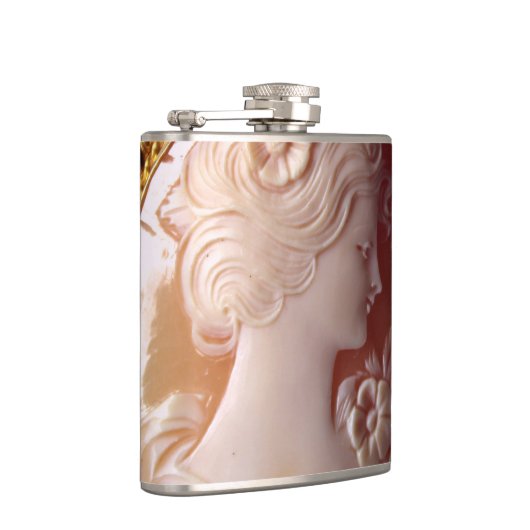 Antiek Cameo Heupfles (Rechts)