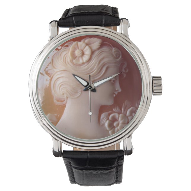 Antiek Cameo Horloge (Voorkant)