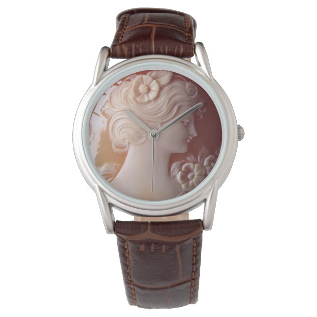 Antiek Cameo Horloge (Voorkant)