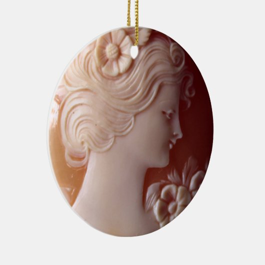 Antiek Cameo Keramisch Ornament (Rechts)