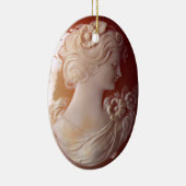 Antiek Cameo Keramisch Ornament (Rechts)