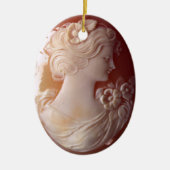 Antiek Cameo Keramisch Ornament (Voorkant)
