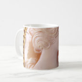 Antiek Cameo Koffiemok (Voorkant links)