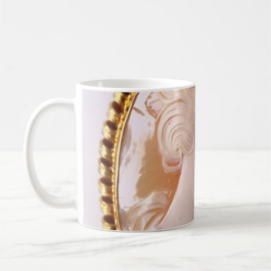 Antiek Cameo Koffiemok (Links)