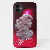 ANTIEK CAMEO, LADY MET DRUIVEN EN DRUIVEN Case-Mate iPhone CASE (Achterkant)