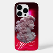ANTIEK CAMEO, LADY MET DRUIVEN EN DRUIVEN Case-Mate iPhone CASE (Achterkant)