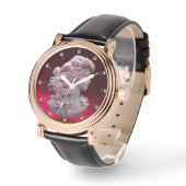 ANTIEK CAMEO, LADY MET DRUIVEN EN DRUIVEN HORLOGE (Hoek)