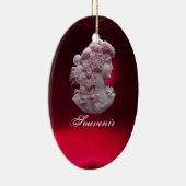 ANTIEK CAMEO, LADY MET DRUIVEN EN DRUIVEN KERAMISCH ORNAMENT (Rechts)