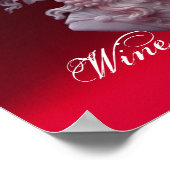 ANTIEK CAMEO, LADY MET DRUIVEN EN DRUIVEN POSTER (Hoek)