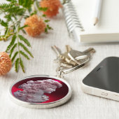 ANTIEK CAMEO, LADY MET DRUIVEN EN DRUIVEN SLEUTELHANGER (Zijkant)