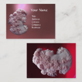 ANTIEK CAMEO, LADY MET DRUIVEN EN DRUIVEN VISITEKAARTJE (Voorkant / Achterkant)