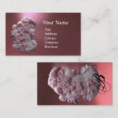 ANTIEK CAMEO, LADY MET DRUIVEN EN DRUIVEN VISITEKAARTJE (Voorkant / Achterkant)
