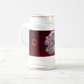 ANTIEK CAMEO, LADY MET DRUIVENMONOGRAM BIERPUL (Voorkant links)