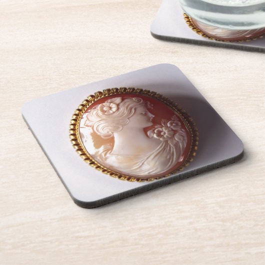 Antiek Cameo Onderzetter (Linkerzijde)