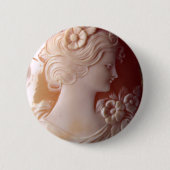 Antiek Cameo Ronde Button 5,7 Cm (Voorkant)