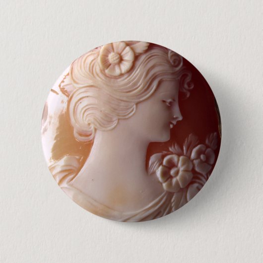 Antiek Cameo Ronde Button 5,7 Cm (Voorkant)