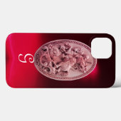 ANTIEK CAMEO / SAINT GEORGE EN DRAGON MONOGRAM Case-Mate iPhone CASE (Achterkant (horizontaal))