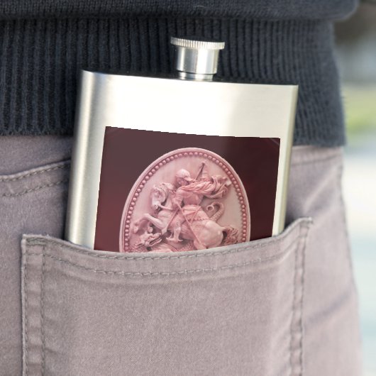 ANTIEK CAMEO / SAINT GEORGE EN DRAGON MONOGRAM FLACON (Voorbeeld)