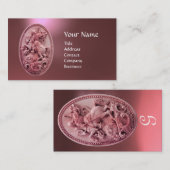 ANTIEK CAMEO / SAINT GEORGE MET DRAGON MONOGRAM VISITEKAARTJE (Voorkant / Achterkant)