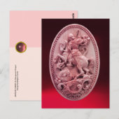 ANTIEK CAMEO ST. GEORGE EN DRAGON BRIEFKAART (Voorkant / Achterkant)