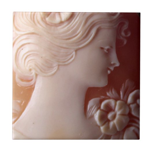 Antiek Cameo Tegeltje (Voorkant)